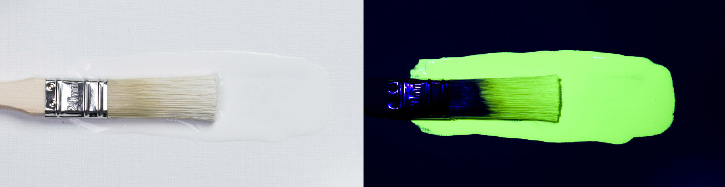 GLOW AQUA Farby fluorescencyjne niewidoczne akrylowe